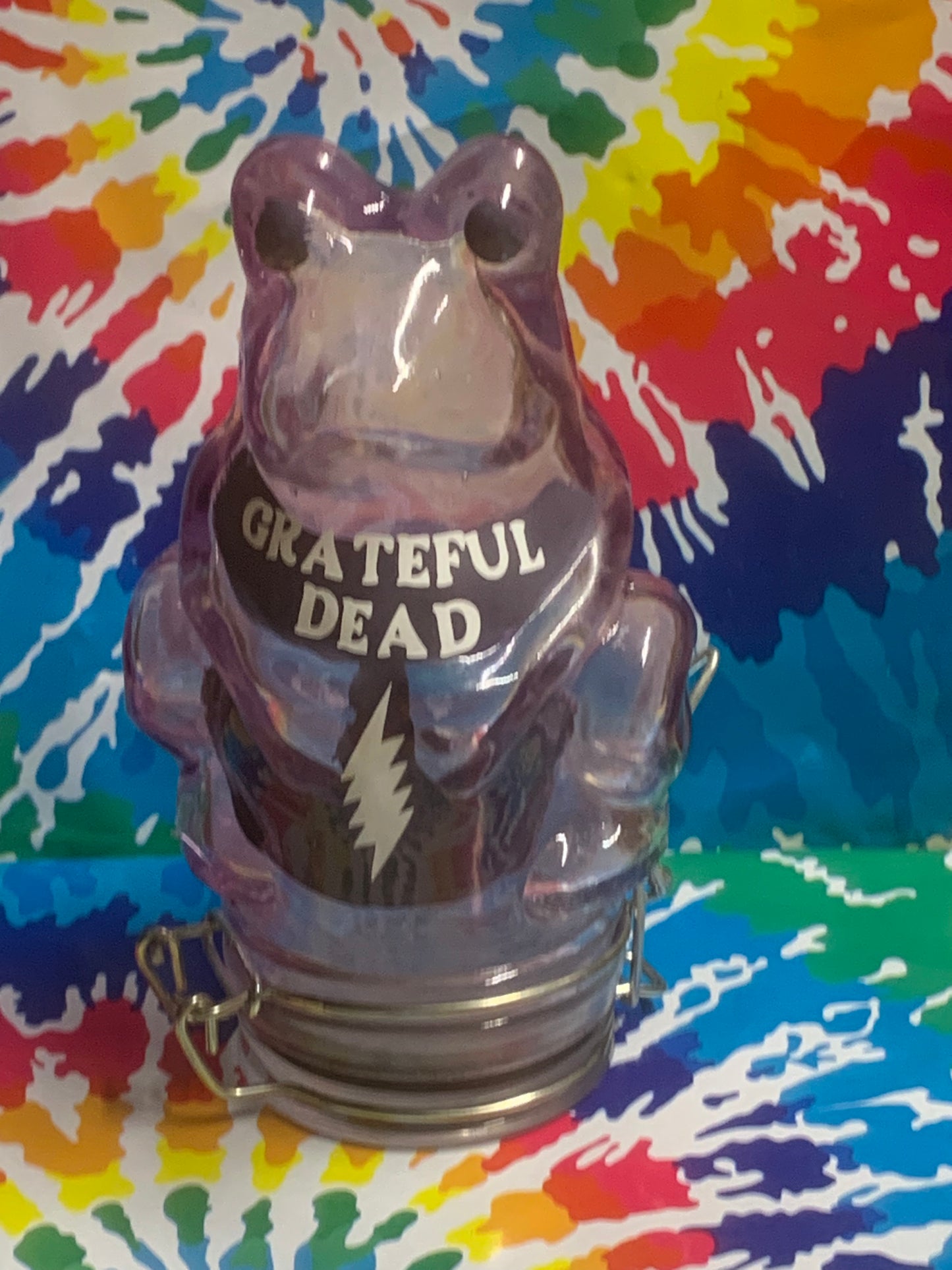 Grateful Dead Frog very thick and heavy glass..