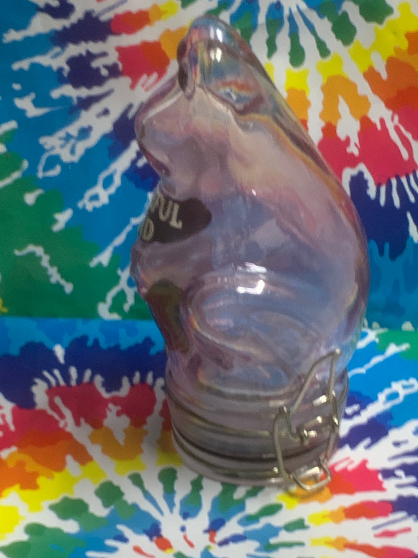 Grateful Dead Frog very thick and heavy glass..