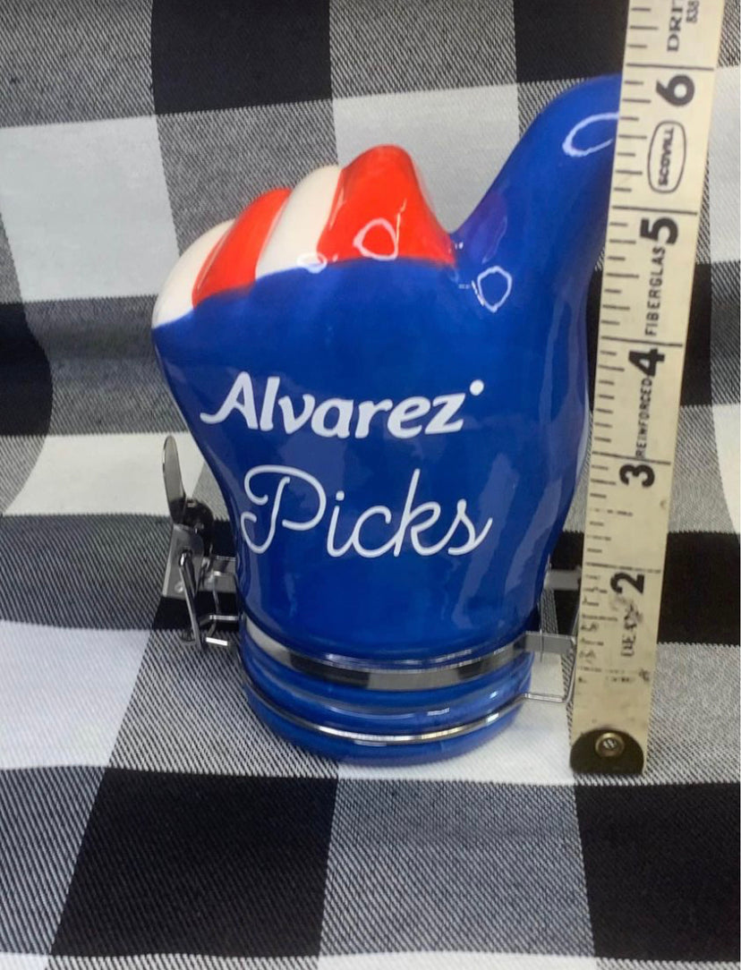 Alvarez Guitar Pick Holder. Please Look At PhotosGreat X-Mas Gift