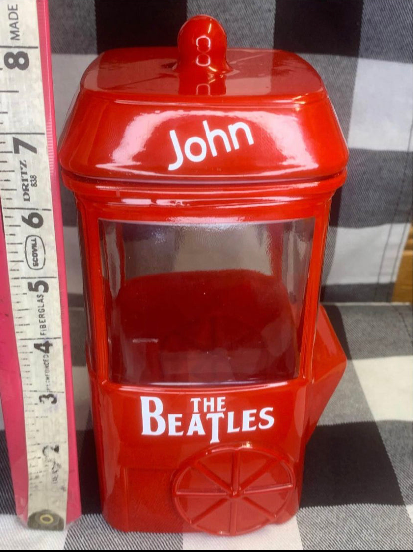 Beatles Red & White Cookie Jars Great X-Mas Gift